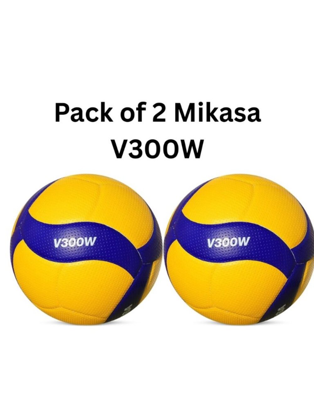 Mikasa V300W Official FIVB Indoor outdoor Volleyball size 5 - Blue/Yellow